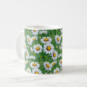Gänseblümchen auf der Wiese. Tasse (Vorderseite Links)