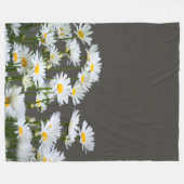 Gänseblümchen auf Grau Fleecedecke (Vorderseite (Horizontal))