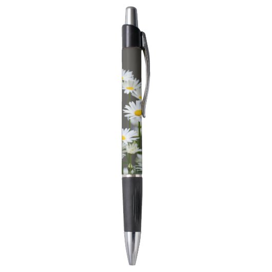 Gänseblümchen auf Grau Kugelschreiber (Unterseite (Vertikal))