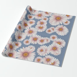 Gänseblümchen auf hübschem lavendelfarbenem Wasser Geschenkpapier