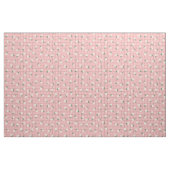 Gänseblümchen auf rosa Karo (kleine Größe) Stoff (Fat Quarter (45,7 x 55,9 cm))