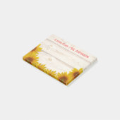 Gänseblümchen auf Shiplap | A Anmerkung vom Lehrer Post-it Klebezettel (angewinkelt)