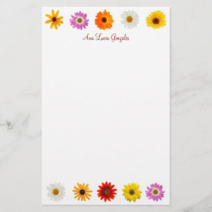 Gänseblümchen-Benommenheits-Briefpapier Briefpapier