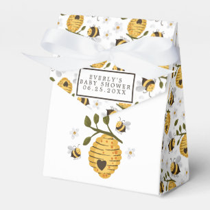 Gänseblümchen Bienenstock Hummel Biene Baby Shower Geschenkschachtel