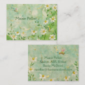 Gänseblümchen bizness Karte (Vorne/Hinten)