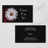 Gänseblümchen blühen Geschäfts-Karte Visitenkarte (Vorne/Hinten)