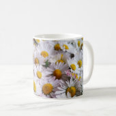 Gänseblümchen-Blume Kaffeetasse (VorderseiteRechts)