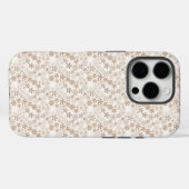 Gänseblümchen Blumen Beige Blumen Ästhetik Ditsy T Case-Mate iPhone Hülle (Rückseite (Horizontal))