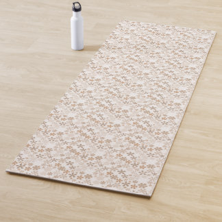 Gänseblümchen Blumen Beige Blumen Ästhetik Ditsy T Yogamatte