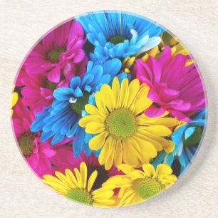 Gänseblümchen Blumen Blüten Liebe Schicksal Schaue Sandstein Untersetzer