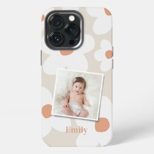 Gänseblümchen Blumen Boho Retro Terrakotta natürli iPhone 13 Pro Hülle