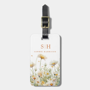 Gänseblümchen-Blumen-Gepäckanhänger Gepäckanhänger