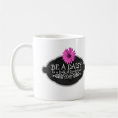 Gänseblümchen-Blumen-Girly Inspirational Kaffeetasse (Links)