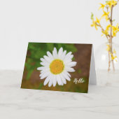 Gänseblümchen-Blumen-Gruß-Karte Karte (Gelbe Blume)