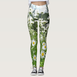 Gänseblümchen-Blumen Legging Leggings