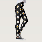 Gänseblümchen-Blumen-Smiley Leggings (Rechts)