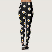 Gänseblümchen-Blumen-Smiley Leggings (Rückseite)