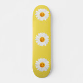 Gänseblümchen-Blumen-Smiley Skateboard (Vorne)