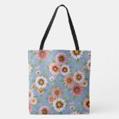 Gänseblümchen Blumen Tasche (Vorderseite)
