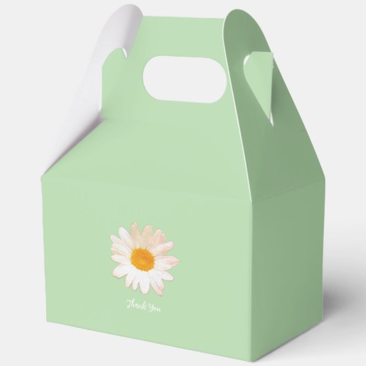 Gänseblümchen-Blumen-Tasse – Sommer Botanical Cozy Geschenkschachtel (Vorderseite)