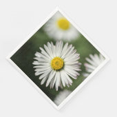 Gänseblümchen Blumenfotografie Serviette (Ecke)