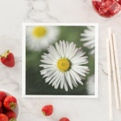 Gänseblümchen Blumenfotografie Serviette (Beispiel)