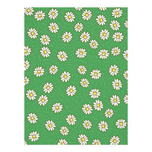 Gänseblümchen-Blumenmuster Fotodruck