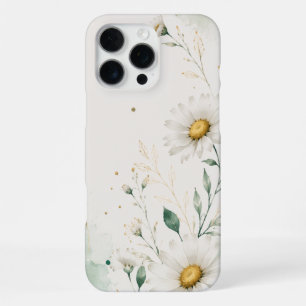 Gänseblümchen-Blumenmuster iPhone 16 Pro Max Hülle