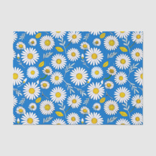 Gänseblümchen-Blumenmuster Seidenpapier