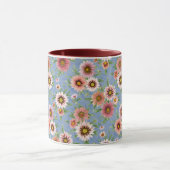 Gänseblümchen-Blumenmuster Tasse (Zentrum)