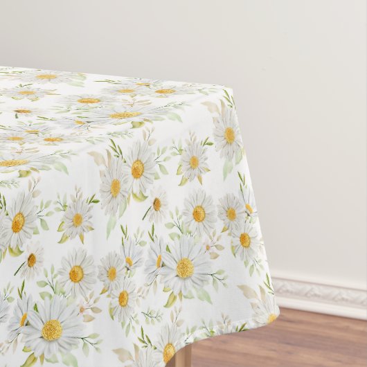 Gänseblümchen-Blumenmuster Tischdecke (Beispiel)
