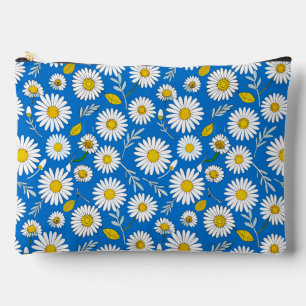 Gänseblümchen-Blumenmuster Zubehörtasche