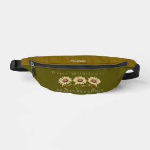 Gänseblümchen Botanische Bellis Perennis Grün Bauchtasche