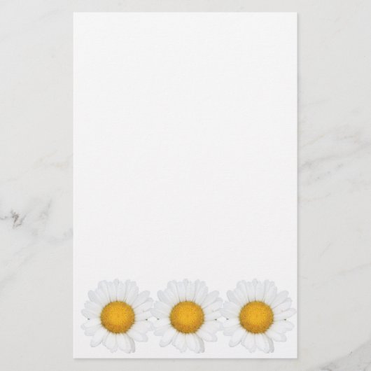 Gänseblümchen Briefpapier (Vorderseite)