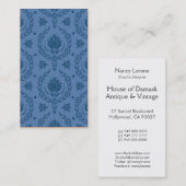 Gänseblümchen-Damast, Bambus in den Schatten des Visitenkarte (Vorne/Hinten)