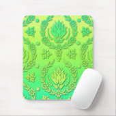 Gänseblümchen-Damast, SCHALTER OBEN Mousepad (Mit Mouse)