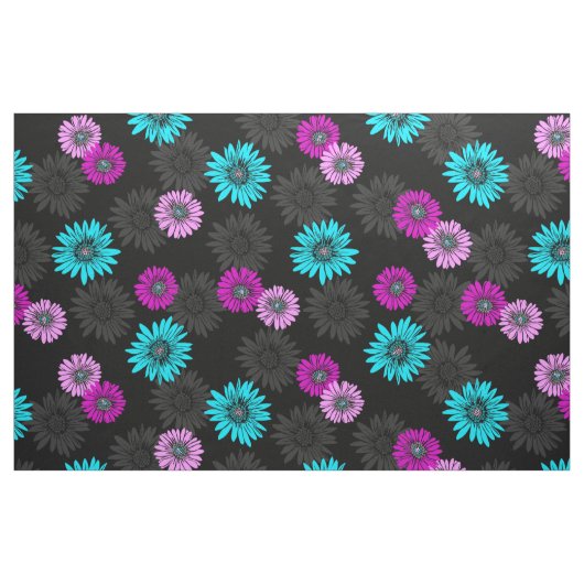 Gänseblümchen Dayz Vintages psychedelisches Blumen Stoff (Fat Quarter (45,7 x 55,9 cm))