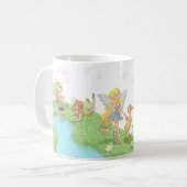 Gänseblümchen der Blumen-Hügel Kaffeetasse (Vorderseite Links)
