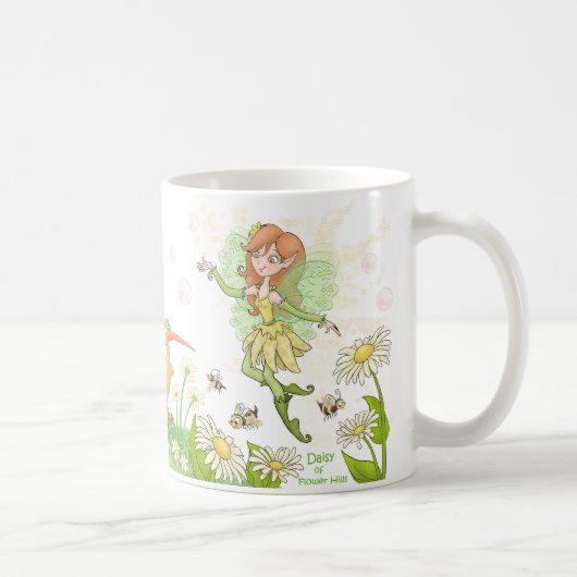 Gänseblümchen der Blumen-Hügel Kaffeetasse (Rechts)