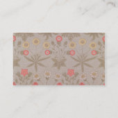 "Gänseblümchen", die erste Tapete entwarf durch Visitenkarte (Rückseite)