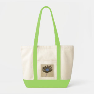 Gänseblümchen-Digital-Kunst-Tasche Tragetasche