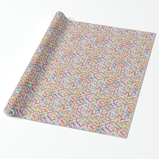 Gänseblümchen ein Tagessteppdecken-gemustertes Geschenkpapier (Ungerollt)