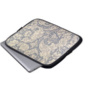 "Gänseblümchen" Entwurf (Gewebe) Laptopschutzhülle (Vorne Knopf)