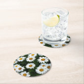 Gänseblümchen-Feld-Papier-Untersetzer Runder Pappuntersetzer (Vor Ort)