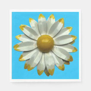 Gänseblümchen - Floraler Frühlings- Sommer- Garten Serviette