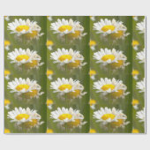 Gänseblümchen Foto-Geschenkpapier Geschenkpapier (Flach)