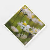 Gänseblümchen-Fotografie Serviette (Ecke)