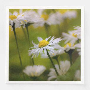 Gänseblümchen-Fotografie Serviette