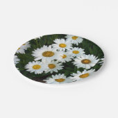 Gänseblümchen-Freuden-Papier-Teller Pappteller (Schrägansicht)