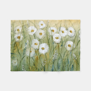 Gänseblümchen-Frühling I Fleecedecke